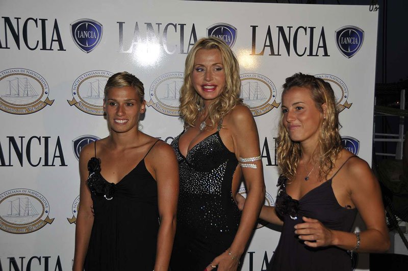 Tania Cagnotto, Francesca Dallapé et Valeria Marini