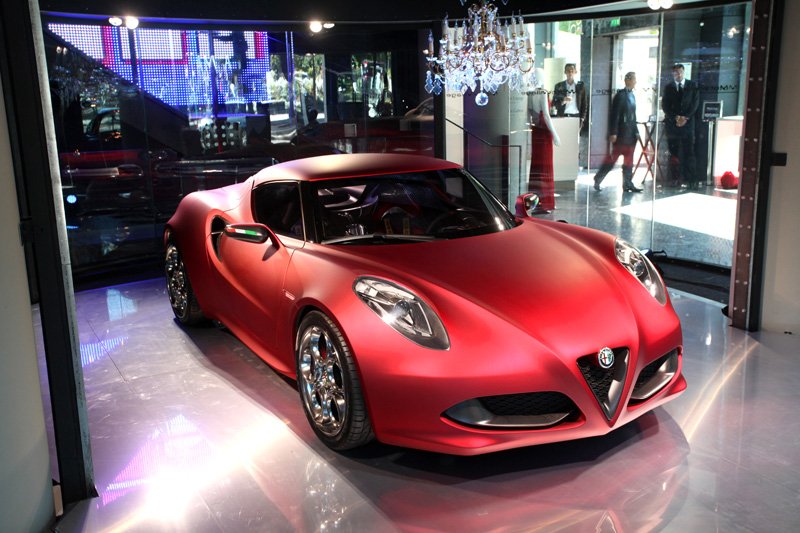 L’Alfa Romeo 4C Concept au Motorvillage