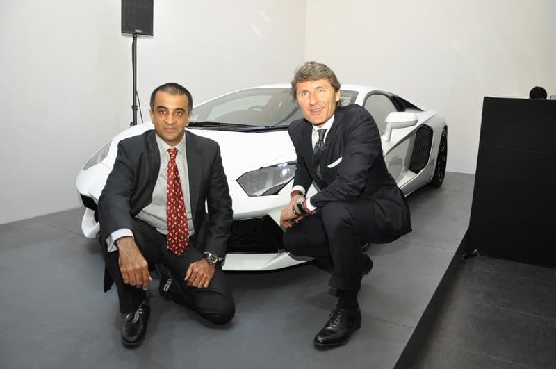 Inauguration de Lamborghini Mumbai, Inde