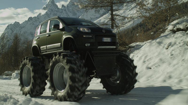 La Fiat Panda 4x4 se transforme en Monster Truck