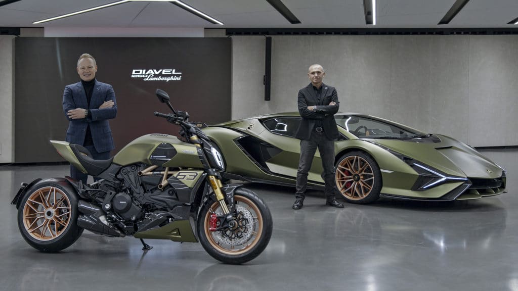 Ducati et Lamborghini s’associent pour lancer la Diavel 1260 Lamborghini !