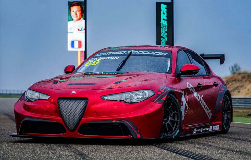 Une Alfa Romeo Giulia électrique pour la première saison du Pure ETCR