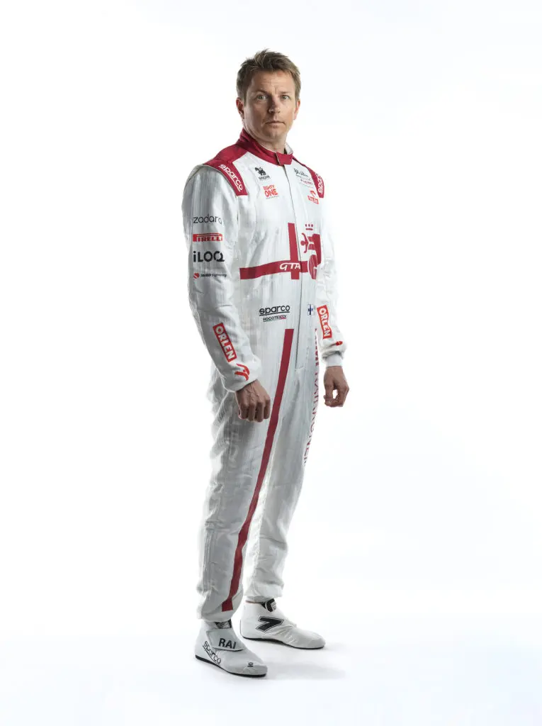 La combinaison de Kimi Räikkönen pour la saison 2021 - Alfa Romeo Racing Orlen